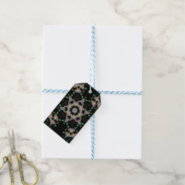 Etiquetas Para Regalos Calidoscopio Nocturno de Terciopelo 