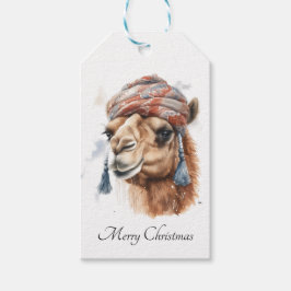 Etiquetas Para Regalos Camello navidad, personalizable