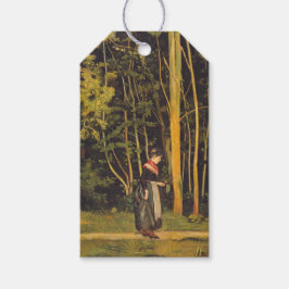 Etiquetas Para Regalos Caminando por el borde del bosque (por Ferdinand H