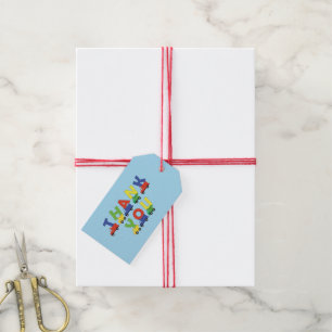 Etiquetas Para Regalos Camión de construcción de Baby Shower