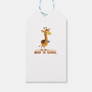 Etiquetas Para Regalos Camiseta clásica de jirafa de vuelta al cole
