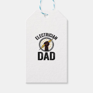 Etiquetas Para Regalos Camiseta vectorial de grabado vintage de papá elec