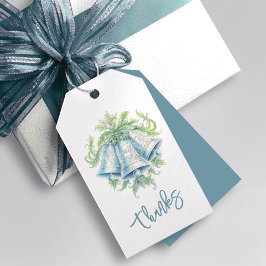 Etiquetas Para Regalos campanas bodas y acuarela follaje gracias a favor