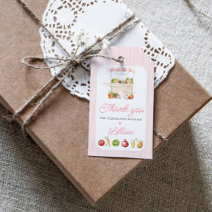 Etiquetas Para Regalos Campesinos Mercado de la base de verduras Cumpleañ