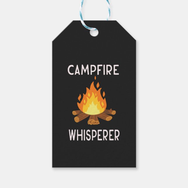Etiquetas Para Regalos Camping - Campfire Whisperer (Anverso)