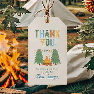 Etiquetas Para Regalos Camping Cumpleaños Party Favorito Tag