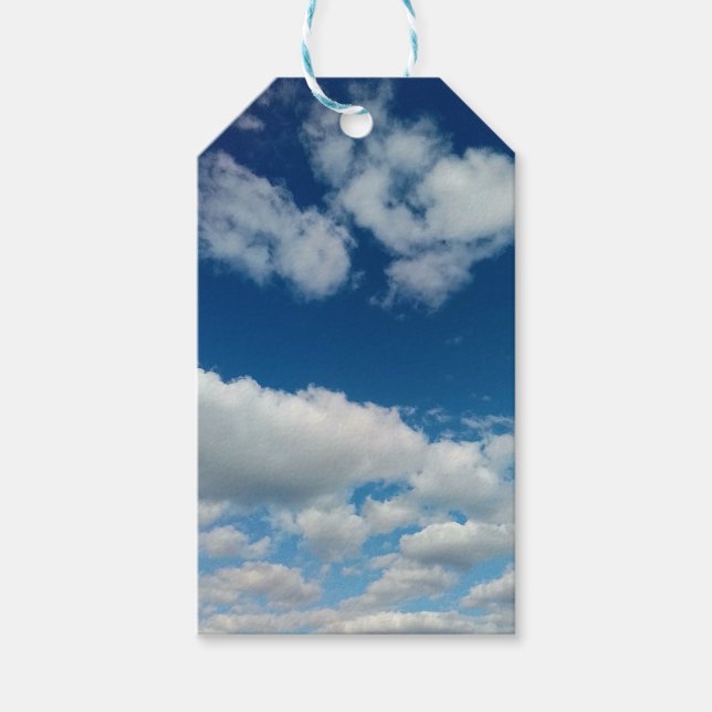 Etiquetas Para Regalos Capas de nubes (Anverso)