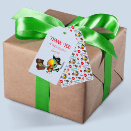 Etiquetas Para Regalos Captain Parrot Treasure Pirate Gracias