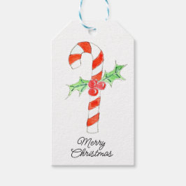 Etiquetas Para Regalos Caramelo con acebo
