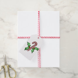 Etiquetas Para Regalos Caramelo y Acebo