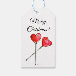 Etiquetas Para Regalos Caramelos de Corazón