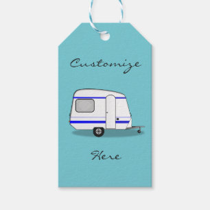Etiquetas Para Regalos Caravana gitana Thunder_Cove del remolque