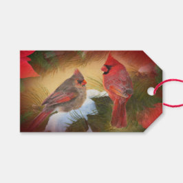 Etiquetas Para Regalos Cardenales navidades