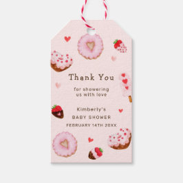 Etiquetas Para Regalos Cariño rosada no hace San Valentín Baby Shower