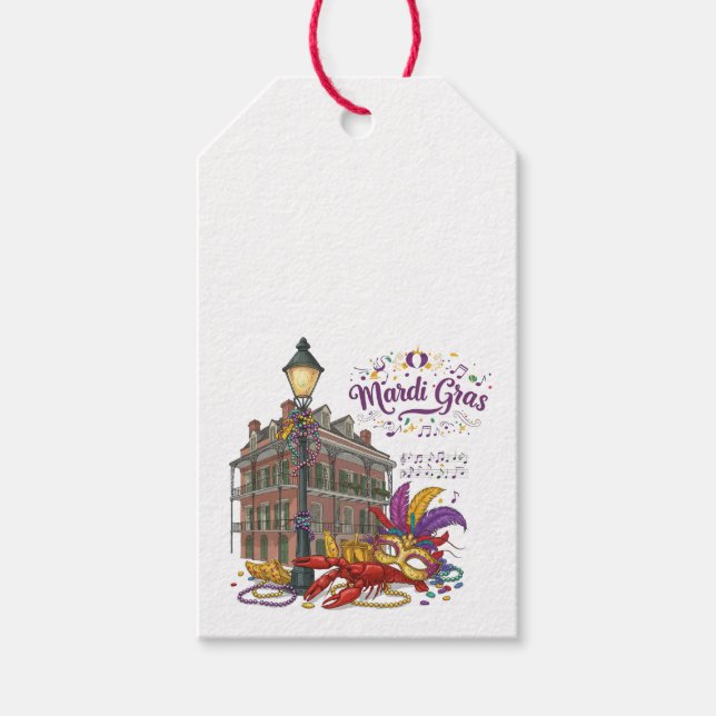 Etiquetas Para Regalos Carnaval (Anverso)