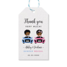 Carrera de coches Revelación de género negro Graci