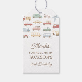 Etiquetas Para Regalos Carros de transporte y camionetas fiesta de cumple