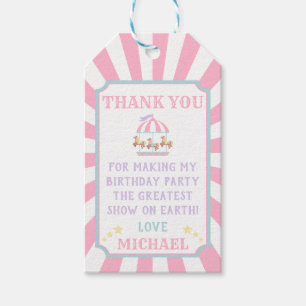 Etiquetas Para Regalos Carrusel Circus Carnival Birthday Favor Gift Etiqu