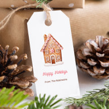 Casa de Pan de Jengibre Felices Fiestas Navidad