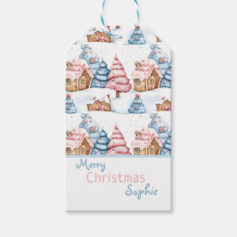 Etiquetas Para Regalos Casa personalizada de Gingerbread para Navidades C
