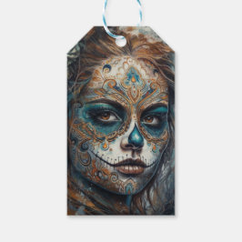 Etiquetas Para Regalos Catrina Azul