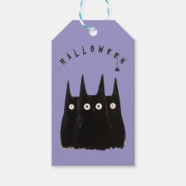 Etiquetas Para Regalos Cats and Halloween, personalized