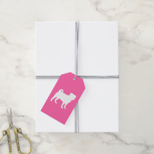 Etiquetas Para Regalos Celebración de la fiesta temática del perro de pug