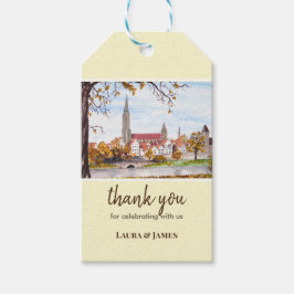 Etiquetas Para Regalos Celebración Ulm Minster Alemania Farida Greenfield