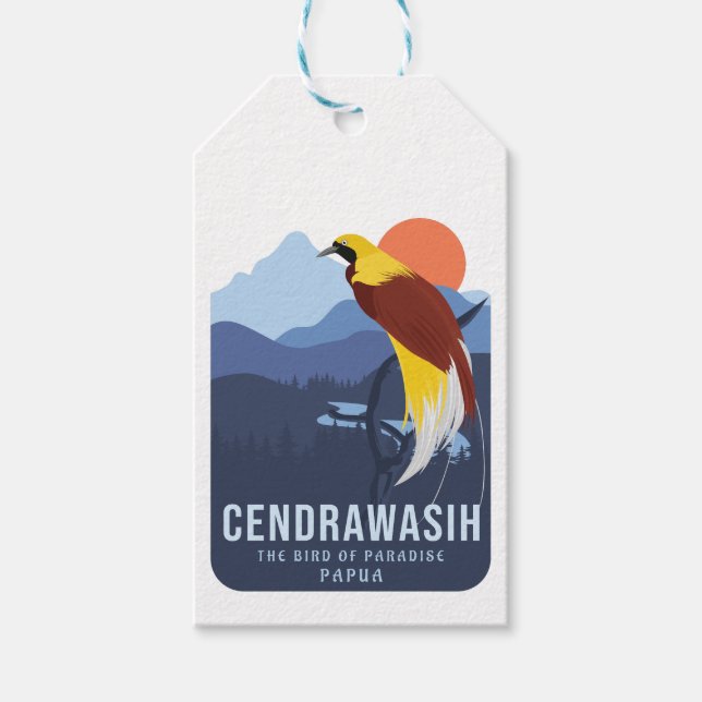 Etiquetas Para Regalos Cendrawasih (Anverso)