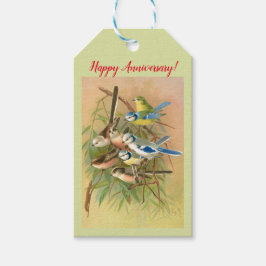 Etiquetas Para Regalos Ceptita azul euroasiática y cola larga