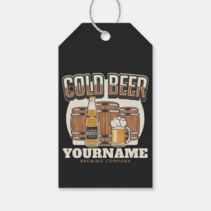 Etiquetas Para Regalos Cerveza Fría personalizada Fábrica de Barril de Ro