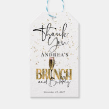Champagne Bridal Shower Favor