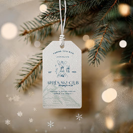 Etiquetas Para Regalos Champagne con hielo | Après Ski Winter Bachelorett