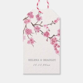 Etiquetas Para Regalos Cherry Blossom Bloom Boda Gracias