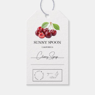 Etiquetas Para Regalos Cherry Hang Tag