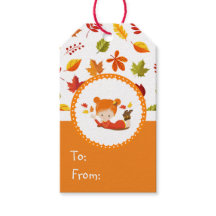 Chica Adorable De Otoño Pintado A Mano