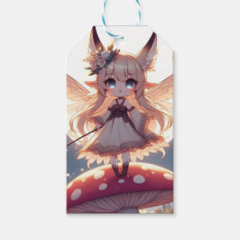 Etiquetas Para Regalos Chica anime Pixie Hippie Moon Fairy