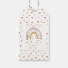 Etiquetas Para Regalos Chica arcoiris enmudecido primero Fiesta de cumple