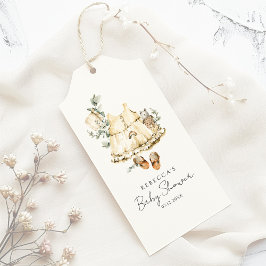 Etiquetas Para Regalos Chica Bebé Shower Botánico