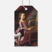 Chica con pájaro y perro (John Singleton Copley)