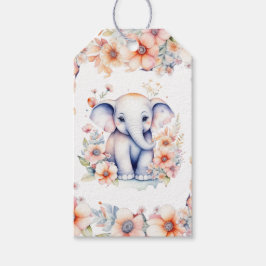 Etiquetas Para Regalos Chica Cute Baby Elephant