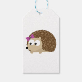Etiquetas Para Regalos Chica Cute Hedgehog