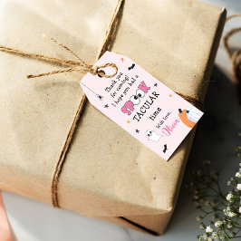 Etiquetas Para Regalos Chica de Halloween Cumpleaños Spooky Tato Fantasma