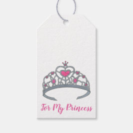 Etiquetas Para Regalos Chica del partido de cumpleaños de la princesa ros