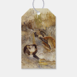 Etiquetas Para Regalos Chica jugando al mandolín (por Berthe Morisot)