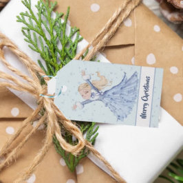 Etiquetas Para Regalos Chica Princess Enchanted Snowflakes