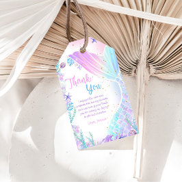 Etiquetas Para Regalos Chica Sirena Primer Fiesta de Cumpleaños