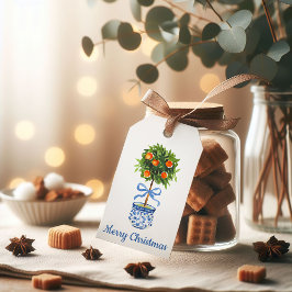 Etiquetas Para Regalos Chinoiserie Citrus Topiary Personalizado