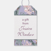 Chinoiserie Lavender Floral Egret