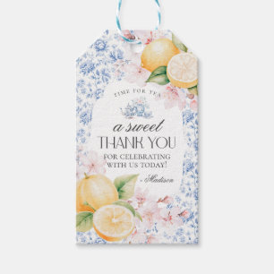 Etiquetas Para Regalos Chinoiserie Lemon Tea Floral Toile Favorito Etique